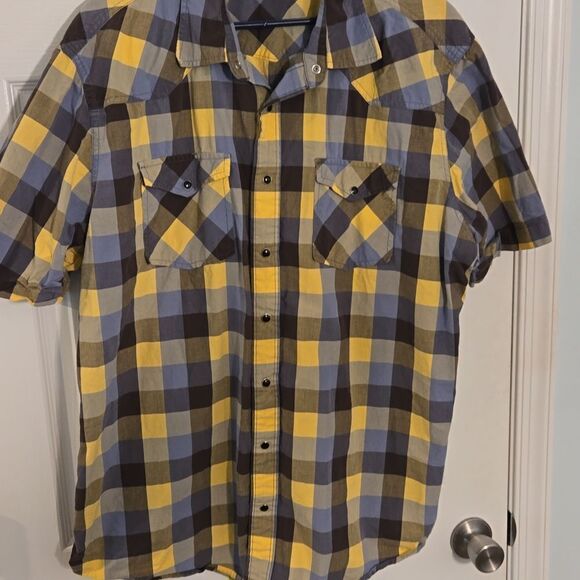 Mens short sleeve button down gap 2xl shirt - Picture 6 of 7